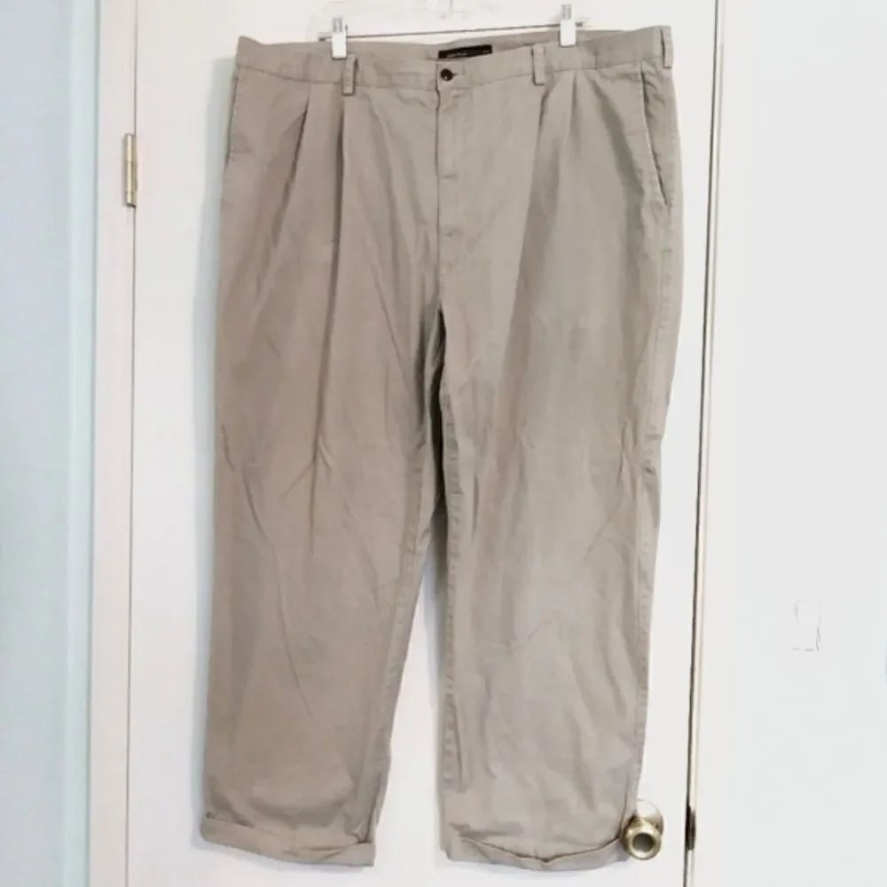 Perry Ellis America Men's Light Tan Khaki Pants